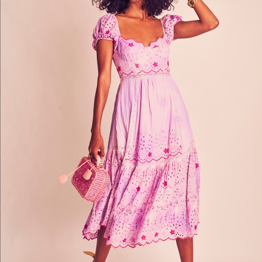 LoveShackFancy Magena Midi Dress NWT!!